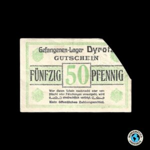 Alemania 50 Pfennig 1914/18 (Campo De Prisioneros De Oyrotz)