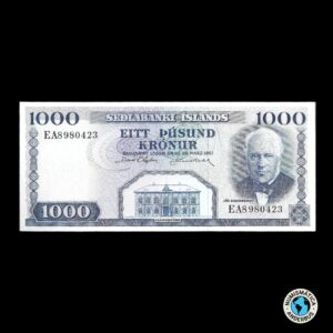 Islandia 1.000 Kronor L.1961