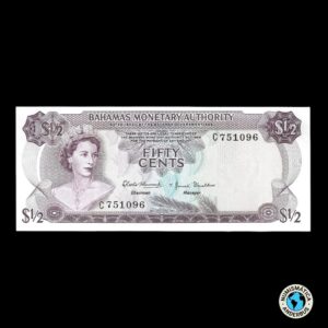 Bahamas 1/2 dolar 1968 
