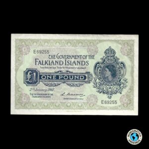 Islas Malvinas 1 Libra 1967