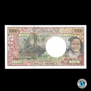 Territorios Del Pacifico Frances 1.000 francos 2000