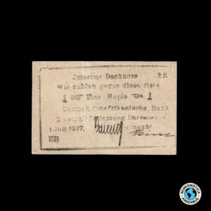 Africa Alemana del Este 1 Rupia 1917