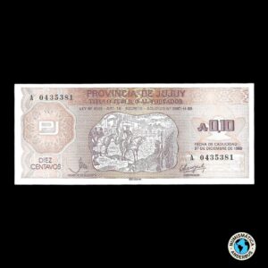 Argentina (Jujuy) 0,10 Centavos 1986