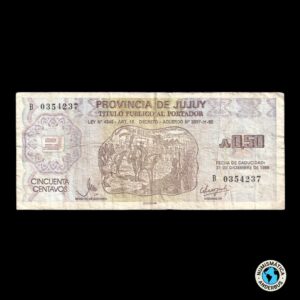 Argentina (Jujuy) 0,50 Centavos 1986