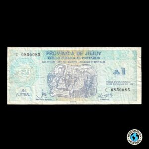 Argentina (Jujuy) 1 Austral 1986