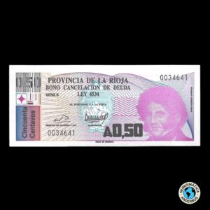 Argentina (La Rioja) 0,50 Australes 1985
