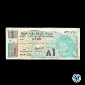 Argentina (La Rioja) 1 Austral 1985