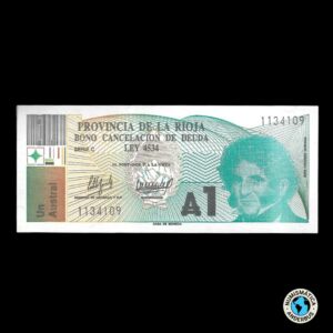 Argentina (La Rioja) 1 Austral 1987