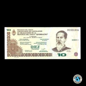 Argentina (Chaco) 10 Pesos 2001