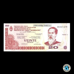 Argentina (Chaco) 20 Pesos 2003
