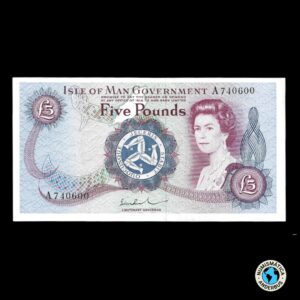 Isla De Man 5 Libras 1972