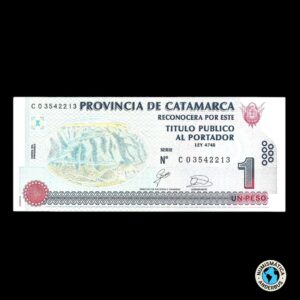 Argentina (Catamarca) 1 Peso Ley 4748