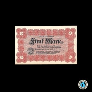 Alemania (Remscheid) 5 marcos 1918