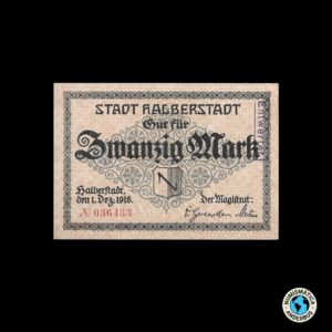 Alemania (Halberstadt) 20 marcos 1918