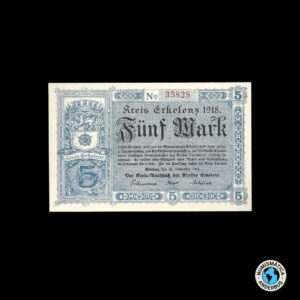 Alemania (Erkelenz) 5 marcos 1918
