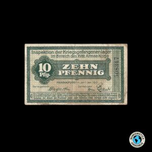 Alemania (Campo de Prisioneros de Frankfurt) 10 pfennig 1917