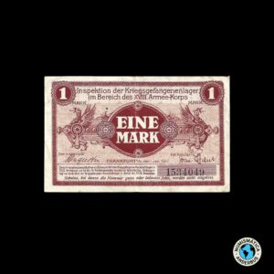 Alemania (Campo de Prisioneros de Frankfurt) 1 marco 1917