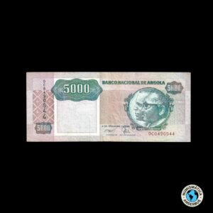 Angola 5.000 kwanzas 1991