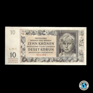 Bohemia y Moravia 10 coronas 1942 "Specimen"
