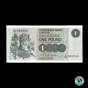 Escocia (Clydesdale Bank) 1 libra 1977