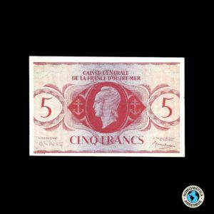 Africa Ecuatorial Francesa 5 francos 1944
