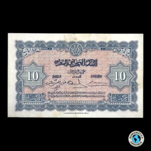 Marruecos 10 francos 1943