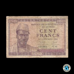 Guinea 100 Francos 1958