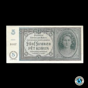 Bohemia y Moravia 5 Korun 1942