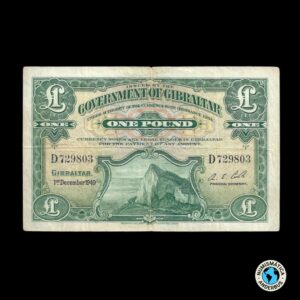 Gibraltar 1 Libra 1949