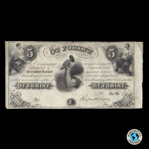 Hungria 5 Forint 18 (52) / Gobierno en el Exilio