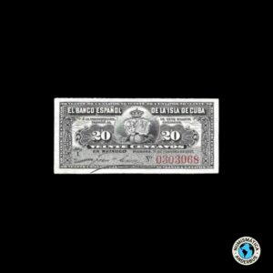 Cuba 20 Centavos 1897
