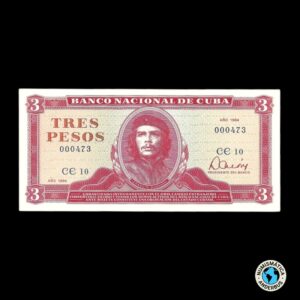 Cuba 3 Pesos 1984