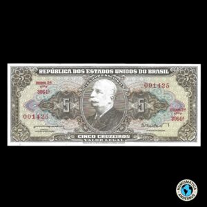 Brasil 5 cruzeiros 1962 / P-176a