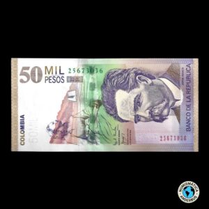 Colombia 50.000 pesos 2013 / PICK#455