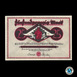 Alemania (Dortmund And Horde) 25 marcos 1922 (Rojo) Den64#1065.10